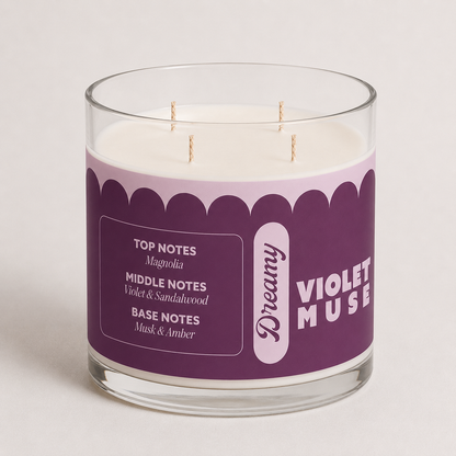 Violet Muse 3kg Candle