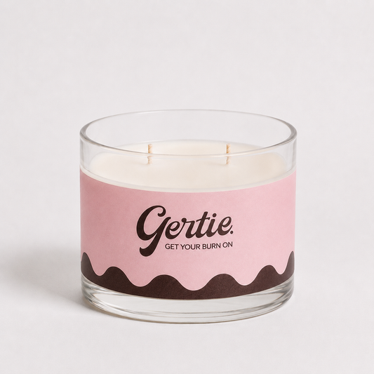 Cloud Cream 450g, Gertie hand-poured soy candle