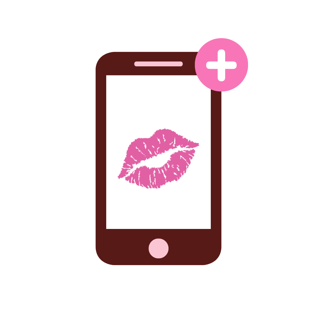 Gertie Phone and Icon Kiss